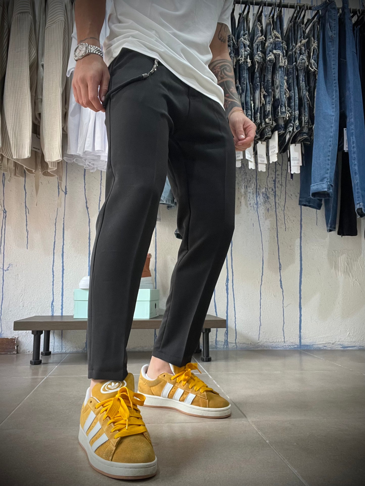 Pantalone Capri nero