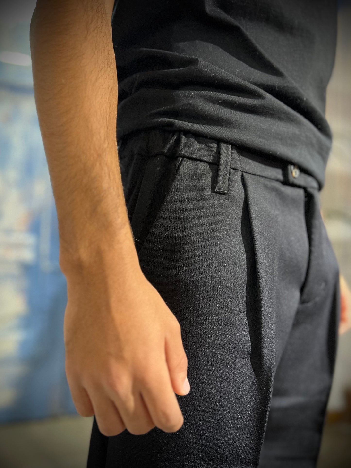 Pantalone palazzo nero